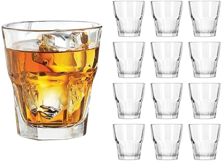 Libbey 70671 Whiskyglas GIBRALTAR, Pressglas, Rocks-Glas, 12er Set, 136 ml