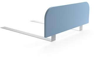 regalik Bettgitter Rausfallschutz Kinderbett 60 x 20 cm, Blau, ohne Bohren | Stabile Absturzsicherung aus laminierter Platte, Montage unter der Matratze, passend für Kinderbett und Babybett
