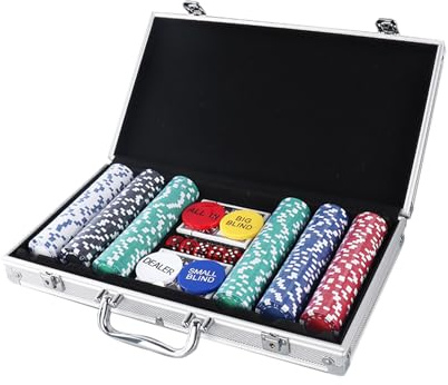 Kustimantu Pokerchips, Spielsteine für Kartenspiele, Set mit 200 klaren Teilen, Mehrzweckzubehör für Partys, Versammlungen, Outdoor-Aktivitäten, Familienabend