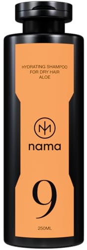 NAMA Hydrating Shampoo Aloe Vera 250ml – Feuchtigkeitsspendendes Haarshampoo für trockenes Haar & trockene Kopfhaut – Unisex Shampoo Damen & Herren – 95% natürlich, vegan, silikonfrei