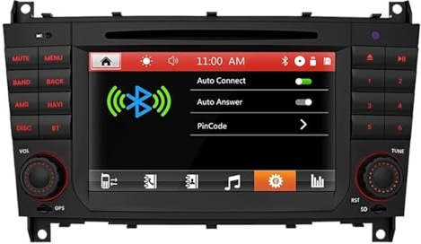 WAFOHSR Car Radio Multimedia Navigation 7inch 2 Din Autoradio Stereo DVD RDS DAB+ Easy To Install