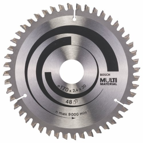 Bosch Zubehör 2608640505 Kreissägeblatt Multi Material 170 x 30 x 2,4 mm, 48
