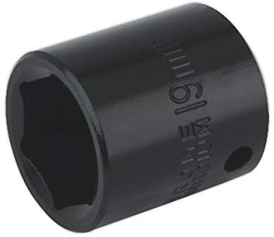 Sealey Is3819 Impact Socket 19Mm 3/8Sq Drive