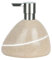 Spirella Seifenspender Etna Flüssigseifen-Spender Polyresin Steinoptik Beige/Weiß 400ml