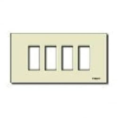 Vimar Serie 8.000 – Placca 4 Modulo resina pres Serie 8000. Avorio