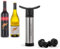 Cellardine 627 CELLARDINE ABS Stainless Steel Vacuum Wine Saver Pump and Stopper, Black