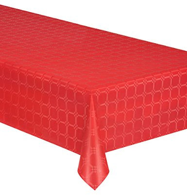 Nappe en rouleau papier damassé rouge