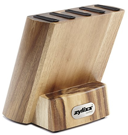 Zyliss Magnetischer Messerhalter für die Küche, Küchenbesteck, magnetisch 6-teiliger, leerer Messerblock Knife Block schwarz