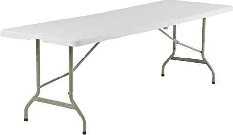 Hartleys Large 8ft White Folding Table - Suitable for Indoor/Outdoor Use