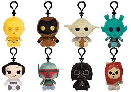 Blind Bag Schlüsselanhänger Plüsch: Star Wars: Classic PDQ (CDU von 18)
