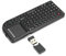 Annadue Mini tastiera con ricevitore USB, touchpad funzionale neutro wireless K808 flottante, retroilluminazione incorporata, batteria al litio ricaricabile incorporata, plug and play.