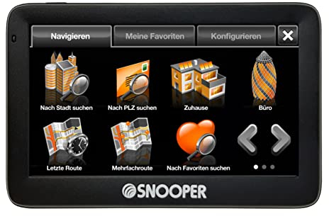 Snooper Ventura S5100 Plus Caravan and Motorhome Sat Nav with Multiroute, Junction and Lane Guidance Technology - Includes Free Lifetime UK/EU Map Updates and 5 Inch LCD Display - Black