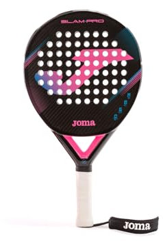 JOMA Slam Pro Control Padel Racket (Black Fluor Pink)