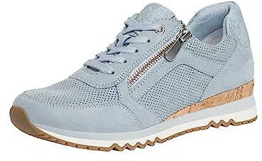 MARCO TOZZI Damen Sneaker, flacher Absatz, Wechselfußbett, weiches FEEL ME Fußbett, ideal für Business und Freizeit