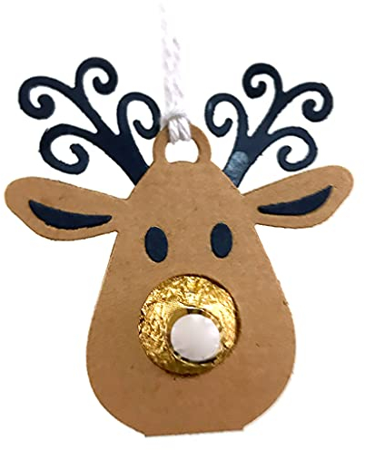 Weihnachten Elch Schokolade DIY Stanzschablone, Scrapbooking Prägeschablonen Stanzformen Schablonen Für Scrapbooking