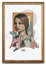 aFFa frames Bilderrahmen 50x70 cm - Holz Fotorahmen Vintage-Stil Goldi mit Acrylglas und HDF Rückwand - Posterrahmen für Fotos Urkunden Kunst Bilder Gold