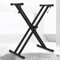 Double-Braced Keyboard Stand, 7-Way Height-Adjustable Keyboard Tripod, Sturdy Portable Foldable Keyboard Stand - Stand for Electric Piano Stage Piano - Piano Holder