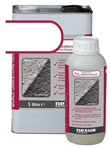 Nexus Black Spot and Algae Remover | Deep Cleaning Solution - Suitable for Use on External Areas to Remove Black Spot and Algae on All Types of Natural Stone, Concrete or Porcelain Paving - 5 Liter