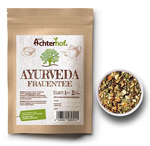 Ayurveda Frauentee 100g | aromatische Kräutertee und Gewürztee Mischung | lose Tee Kräuter | Ayurveda Tee | vom Achterhof