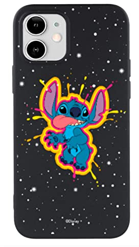 iPhone 12 Case - iPhone 12 Pro, Officially Licensed Lilo & Stitch Stitch Stars Case Ultra Soft Protect Your Phone Liquid Silicone Case with Official Disney Licensed