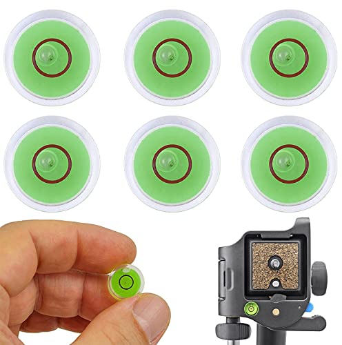 Blanko Wasserwaage Libelle,Runde Libelle,Round Level,Nivellierlibelle,Bohr Libelle,Rundwasserwaage Wohnwagen,Dosenlibelle,Dosenlibelle Kleben,Libelle Wasserwaage Rund,Runde Wasserwaage(12mm,6 Stück)