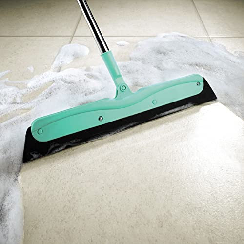 Multi-function Magic Broom – Extra Wide Squeegee Brush with 38.5cm EVA Foam Rotating Head and Long 93cm Handle – Perfect for Cleaning Tiles, Glass and Hard Flooring