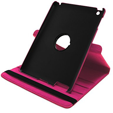 Drehbare Hülle für das 9.7 iPad 2012 (3. Generation) in PINK [passend für Modell A1403, A1430, A1416]