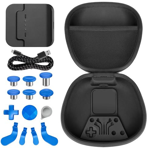 Component Pack for Xbox Elite Wireless Controller Series 2 ,Includes 1 Carrying Case 1 Controller power cord 1 Dock, 4 Paddles, 2 DPads,6 Thumbsticks,1Tool, for Xbox One Elite Series 2