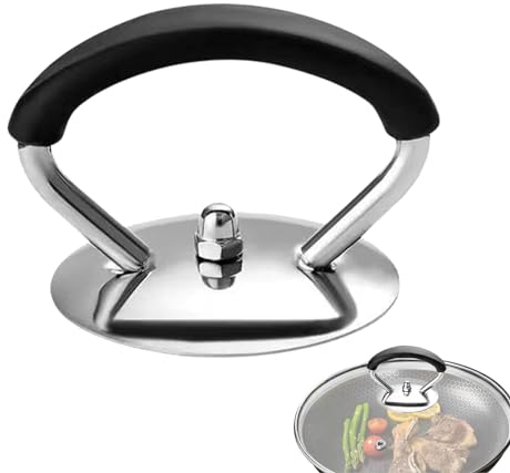 Deckelgriff-Ersatz | Edelstahl-Topfdeckel-Abdeckknauf – Ersatzgriff für Pfannendeckel, hitzebeständiger Topfknopf für Glas, Stahldeckel, leicht zu greifender Deckelgriff für Küche Kochgeschirr