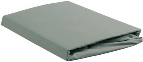 Ambiante Renforcé-Spannbettlaken für 35cm hohe Matratzen Cotton Uni Farbe Green Größe 140x200