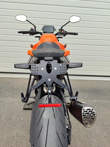kurzer Kennzeichenhalter für KTM 990 Duke REVO Slim Plug&Play Kennzeichenträger Duke R EVO Heckumbau SDR Tail Tidy superduke 990duke MiniBeast