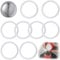 BlueXP 8 Anillos de Sellado para Cafetera Espresso y Colador Junta de Repuesto para Café goma de Silicona para 3 tazas Cafeteras de Café Espresso Moka Parte Superior de la olla