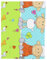 Baby Delux Wickelauflage Wickelunterlage 60x75 cm weiche Wickeltischauflage Baumwolle wasserdicht waschbar (Schaf grün)