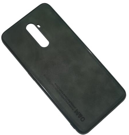 Kepuch Silklike Funda para OPPO Reno Ace/Realme X2 Pro - Case Carcasa Placa de Metal Incorporada para OPPO Reno Ace/Realme X2 Pro - Negro