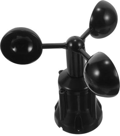 DIKACA Ersatzteil Windanzeiger Gehäuse Für Windmessvorrichtung Passend Für Technoline Und Bresser Wetterstationen Robuste Tasse Für Präzise Messungen 1 Stück Schwarz