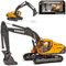 alles-meine.de GmbH Volvo EC210 Raupen Bagger Baufahrzeug H0 1/87 Cararama Modell Auto mit individiuellem Wunschkennzeichen