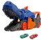 Sternstunde Dinosaure Jouet Voiture Enfant - Transporter d'Autos de Jouets avec 2 Mini - Voitures en Métal pour Les Enfants de 3 à 6 Ans, Capable de Stocker Jusqu'à 5 Véhicules