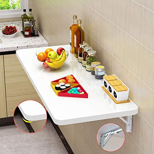 Klappbarer Wandtisch, platzsparend, Küche, Esszimmer, Bar, Computer-Schreibtisch, 24 Größen (120 x 40 cm)