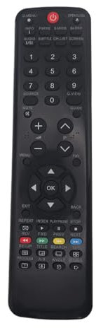 IOOIQQ Mando a distancia HTR-D06A para Haier TV LET32C800HF.LET39C800.LET50C800HF.LT19Z6.LTF22Z6L.LE22G610CF.LE24G610CF.LE29C810CF.TF24Z6.LY19ZZ6.LY19ZZ. 6. LYF2. 4Z6.WL2011W-C L20C11W.L42M1.LE19C600