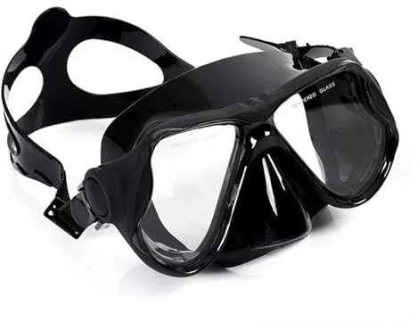 SRKATI Diving Goggles Diving Mask Optical Glasses Resin Plastic Lens Goggles(B)