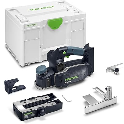 Festool HLC 82 EB 18 V Cordless Planer, 82 mm, Unit Only, Systainer | 25 mm fold depth, chamfer sole included, 3 V-grooves, 2.7 kg lightweight body, part no. 578600