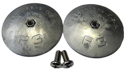 Lenco Sacrificial Anodes, Pair, 3.75, Silver
