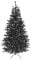 SHATCHI Schwarz 6ft/180cm Künstlichen Weihnachtsbaum Alaskan Pine 550 Spitzen Xmas Home Dekorationen 1,8m, Metallständer, Plastic