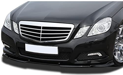RDX Racedesign Frontspoiler VARIO-X E-Klasse W212 2009-2013 Frontlippe Front Ansatz Vorne Spoilerlippe, Schwarz