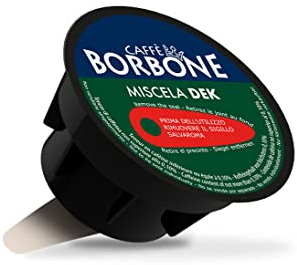 Caffè Borbone Dek Decaffeinated Coffee Blend - 90 Capsules (6 packs of 15) - Compatible with Nescafè®* Dolce Gusto®* Coffee Machines