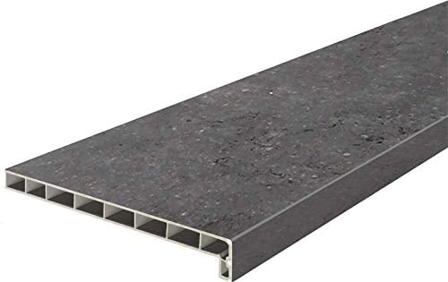 Lignodur Topline LD36 Innenfensterbank freestone 250 mm Ausladung inkl. Seitenabschlüsse Fensterbank (1200mm)