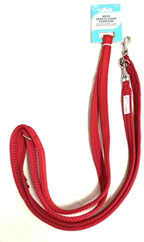 Petlando Mesh Verstellbare Führleine rot S 15 mm/2,3 m