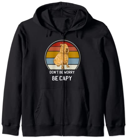 Gefülltes Capybara Capy Bara Capibara Stuff Cappy Barra Kapuzenjacke