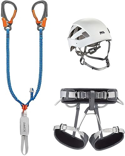 PETZL, Kit Via Ferrata Eashook, Kit Da Via Ferrata, Multicolore, 2, Adulto Unisex