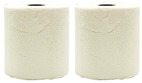 Tecnokit Paire de rouleaux de séchage, bobines de papier industrielles XXL, rouleau 2 voiles pure cellulose paire de rouleaux deux pièces